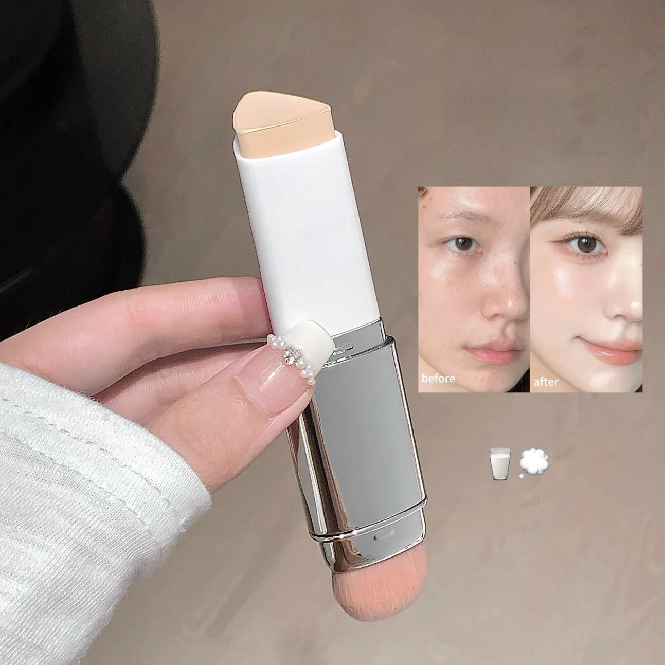 Color Changing Foundation Stick: Lightweight, Buildable Coverage for All Skin Tones